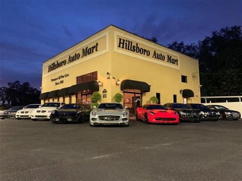 Hillsboro auto mart - USED CAR DEALERSHIP FINANCE HIGH END CARS FINANCE EUROPEAN CARS BMW MERCEDES JAGUAR . 12950 N Florida Ave. Tampa, FL 33612. PHONE: (813)931-9393. MENU. Home ; Inventory ; About Us ; Contact Us ; Credit App ; Finder Form ; ... - Hillsboro Auto Mart Inc. TEXT US NOW